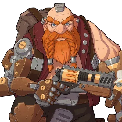 Sergent Cliff - Famous character from The most badass Dwarves of the Galaxy