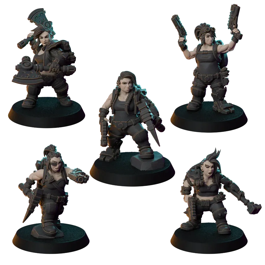 Dwarf Female Commandos