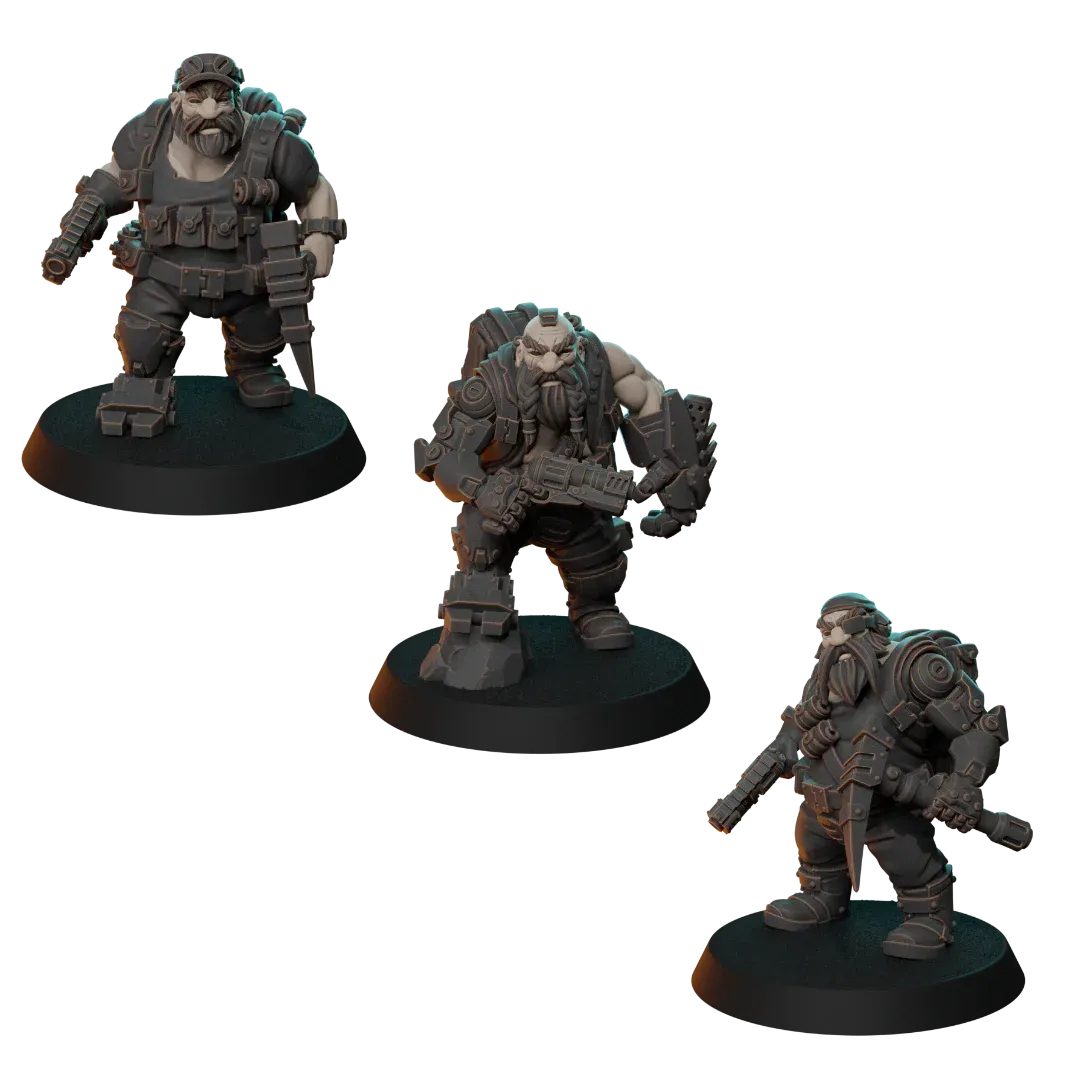 Dwarf Male Commandos